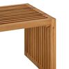 vidaXL Tuin Bijzettafel Bruin 70 x 37,5 x 35,5 cm Massief Teakhout