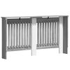 vidaXL Radiatorafdekking Grijs Sonoma 152 x 19 x 81,5 cm Bewerkt hout