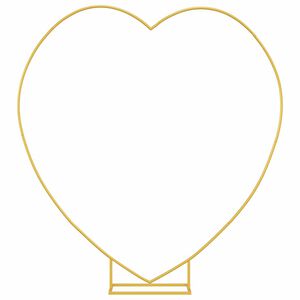 vidaXL Trouwrand Goud 195 x 35 x 211 cm Staal