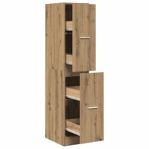 vidaXL Apothekerskast Artisian Oak 30x41x144,5 cm bewerkt hout