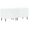 vidaXL Tv-meubel Wit Bewerkt hout