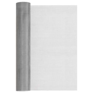 vidaXL Gaas Scherm 40 x 1000 cm 30 Mesh RVS 201 Zilverkleurig