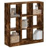 vidaXL Boekenkast 102x32x108 cm bewerkt hout gerookt eikenkleurig
