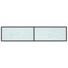 vidaXL Tv-meubel 180x40x40,5 cm gehard glas witmarmerkleurig