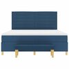 vidaXL Boxspring bed met matras met hoofdeinde Blauw 180 x 200 cm Stof