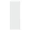 vidaXL Bartafel met rekken 90x40x103,5 cm bewerkt hout wit