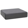 vidaXL Zitkussen 40 x 40 x 10 cm PU Schuim Grijs
