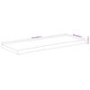 vidaXL Wastafelblad rechthoekig 140x60x2,5 massief acaciahout
