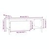 vidaXL Salontafel 90x50x36,5 cm bewerkt hout betongrijs
