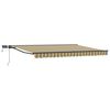 vidaXL Handmatige Luifelhouder met LED's 5 &times; 3,5 m