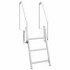 vidaXL 3-Traps Steigerladder Zilver 58 x 77 x 144 cm Aluminium