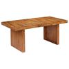vidaXL Eettafel 180x90x75 cm massief acaciahout