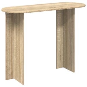 vidaXL Wandtafel Sonoma Eiken 100 x 39,5 x 75 cm Bewerkt hout