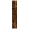 vidaXL Hoge kast 92x33x180 cm bewerkt hout gerookt eikenkleurig