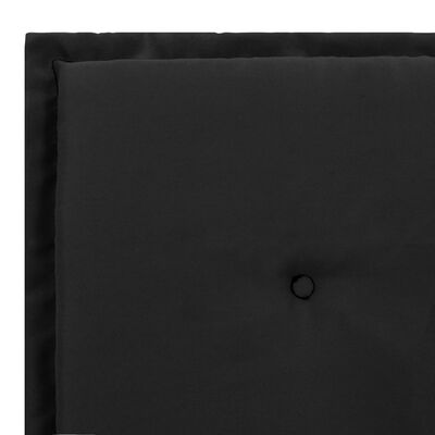 vidaXL Tuinbankkussen 120x50x3 cm zwart en grijs