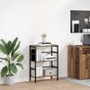 vidaXL Boekenkast Oud Hout 60 x 29,5 x 81 cm Bewerkt hout