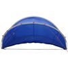 vidaXL Pooldome Blauw 405 x 405 x 192 cm 185T polyester met PU-coating