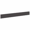 vidaXL Gazonrand 30 st 100 x 12 cm Staal Zwart
