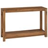 vidaXL Wandtafel Naturel 110 x 35 x 75 cm Massief Teakhout