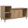 vidaXL TV-kast 100 x 35 x 55 cm Artisan Eiken Bewerkt hout