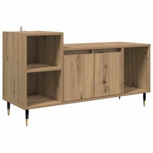 vidaXL TV-kast 100 x 35 x 55 cm Artisan Eiken Bewerkt hout