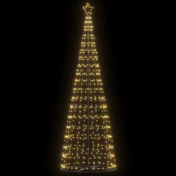 vidaXL LED-kerstboom 550 LEDs warm wit 300 cm