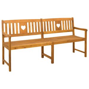 vidaXL Tuinbank Naturel 180 x 55,5 x 90 cm Massief Acaciahout