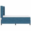 vidaXL Boxspring bed met hoofdeinde Blauw 100 x 200 cm Fluweel