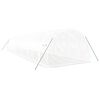 vidaXL Tuinkas met stalen frame 36 m² 12x3x2 m wit