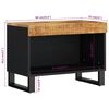vidaXL Tv-meubel 60x33x43,5 cm massief mangohout