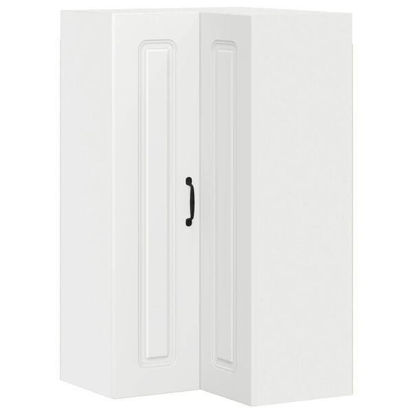 vidaXL Keukenkast aan de muur Wit 57 x 57 x 100 cm Bewerkt hout