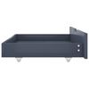 vidaXL Hemelbedframe met 2 lades massief grenenhout grijs 160x200 cm