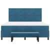 vidaXL Boxspring bed met matras Donkerblauw 180 x 200 cm Fluweel