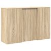 vidaXL Receptiebalie 155x50x103,5 cm bewerkt hout sonoma eikenkleurig