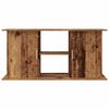 vidaXL Aquariumstandaard 121x41x58 cm bewerkt hout oud houtkleurig