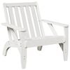 vidaXL Tuinstoel Adirondack 75x77x77 cm massief grenenhout wit