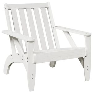 vidaXL Tuinstoel Adirondack 75x77x77 cm massief grenenhout wit
