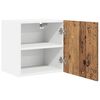 vidaXL Hangkast Oude Hout en Wit 40 x 31 x 40 cm Bewerkt hout