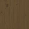 vidaXL Hoofdbord 206x4x100 cm massief grenenhout honingbruin