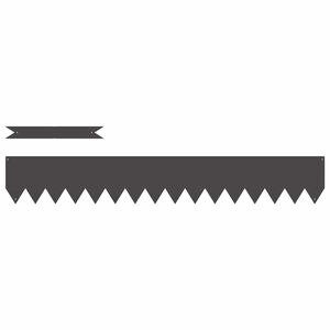 vidaXL Tuinrand 10 pcs Zwart 100 x 0.05 x 20 cm Koudgewalst staal