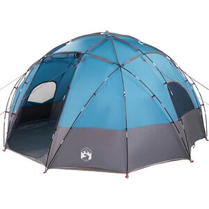vidaXL Koepeltent met dak met opslag Blauw 475 x 475 x 235 cm taft