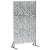 vidaXL Privacyscherm 100 x 50 x 180 cm Gegalvaniseerd staal zilver