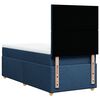 vidaXL Boxspring met matras stof blauw 100x200 cm