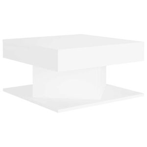 vidaXL Salontafel 57x57x30 cm bewerkt hout wit