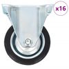 vidaXL 16 st Wielen vast 75 mm