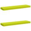 vidaXL 2-delige Bankkussens VUGHT 2 pcs 100% Polyester Helder groen