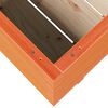 vidaXL Plantenbak 90x60x49,5 cm massief grenenhout wasbruin