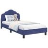 vidaXL Bedframe voor kinderen met hoofdbord Politieblauw 80 x 200 cm
