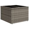 vidaXL 13-delige Loungeset met kussens poly rattan grijs