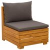 vidaXL Tuin Midden Sofa Massief Acaciahout Bruin